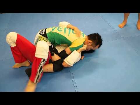 武庫之荘総合格闘技　2014年7月29日（火）マススパーリング1