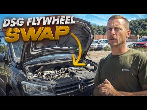 Blackberry Mk4 VW Caddy | DSG Flywheel Replacement & Gearbox Removal