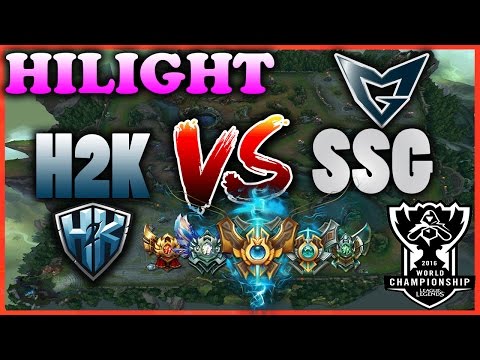 SSG vs H2K Highlights Semifinals All Games, S6 Worlds 2016 Semi final, Samsung Galaxy vs H2K