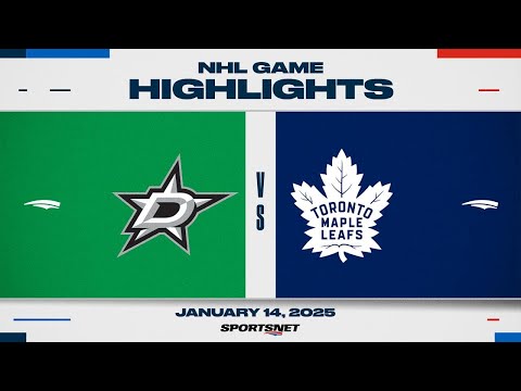 NHL Highlights | Stars vs. Maple Leafs - January 14, 2025