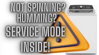 Whirlpool WTW5057LW Washer Not Spinning — Humming & Error Codes Fixed