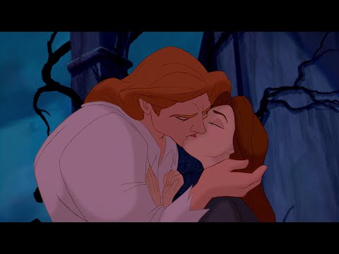 Beauty and the beast - beast turns human again scene