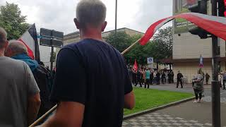 Gegen Überfremdung und Sozialabbau - Masseneinwanderung stoppen (2) Demo Wuppertal 16.06.18
