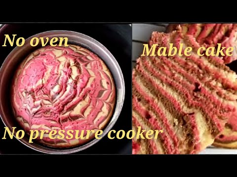 How to bake a Mable cake with no oven./ okufumba cake nga tokozzesa oven.