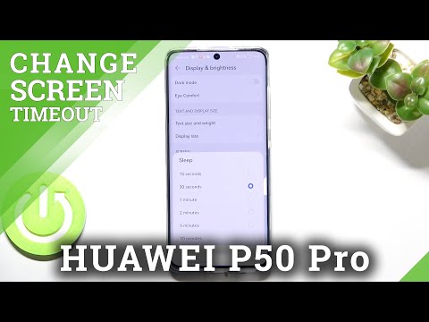 How to Set Up Screen Timeout on HUAWEI P50 Pro - Adjust Screen Timeout