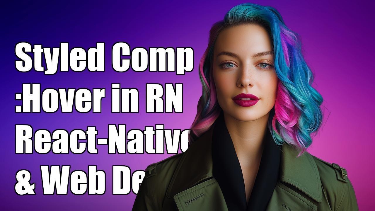 styled components :hover with react-native and react-native-web