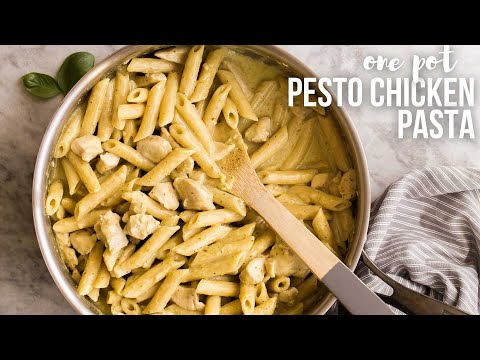ONE POT Chicken Pesto Pasta | The Recipe Rebel