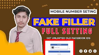 fake filler setting for facebook ids round | how to clone old facebook account with fake filler