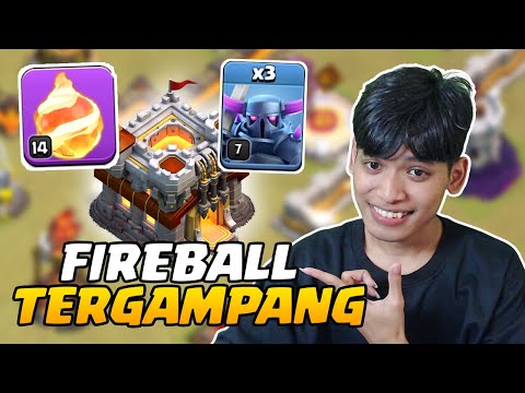 HOW EASY IS FIREBALL IN TH11 - COC Indonesia