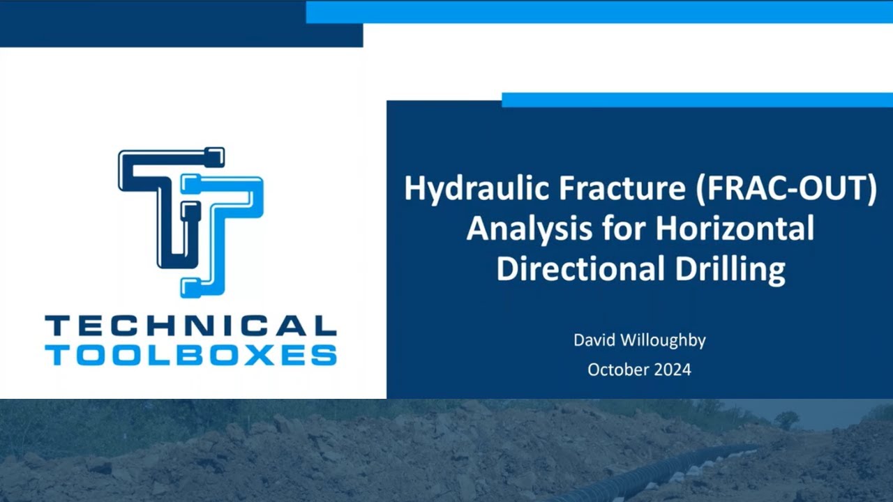 Hydraulic Fracture FRAC OUT Analysis for Horizontal Directional Drilling with David Willoughby
