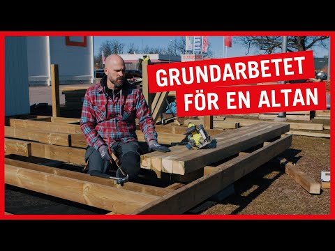 Grundarbete - Bygga en altan (Del 1 av 5)