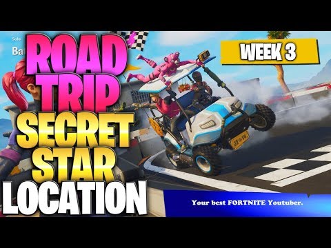 Fortnite Battle Royale Season 5 Week 3 Secret Battlestar Location (“Road Trip” Challenges)
