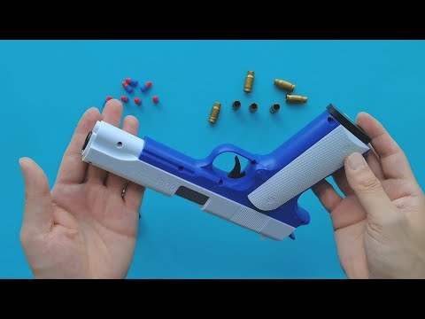 How to Use Glock M1911 Shell Ejection Soft Bullet Toy Gun