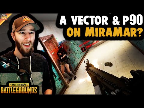 A Vector and P90 on Miramar? ft. Halifax - chocoTaco PUBG Duos Gameplay