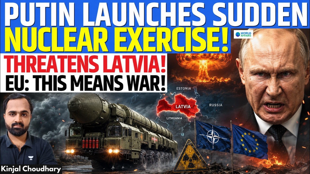 Russia’s Surprise Nuclear Drill Near NATO Borders - Warns Latvia Over Ukraine Drone Attacks | Kinjal