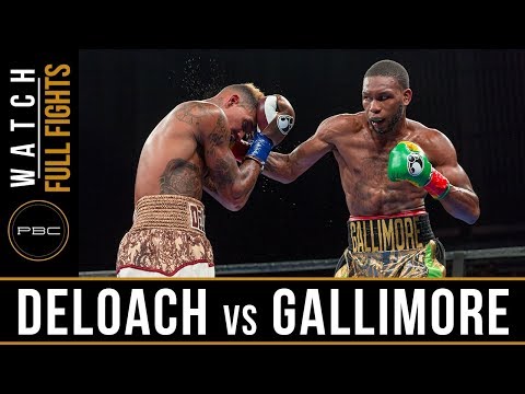 Deloach vs Gallimore FULL FIGHT: July 30, 2017 - PBC on FS1