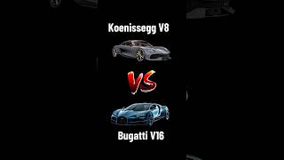 Koenigsegg V8 Vs Bugatti V16