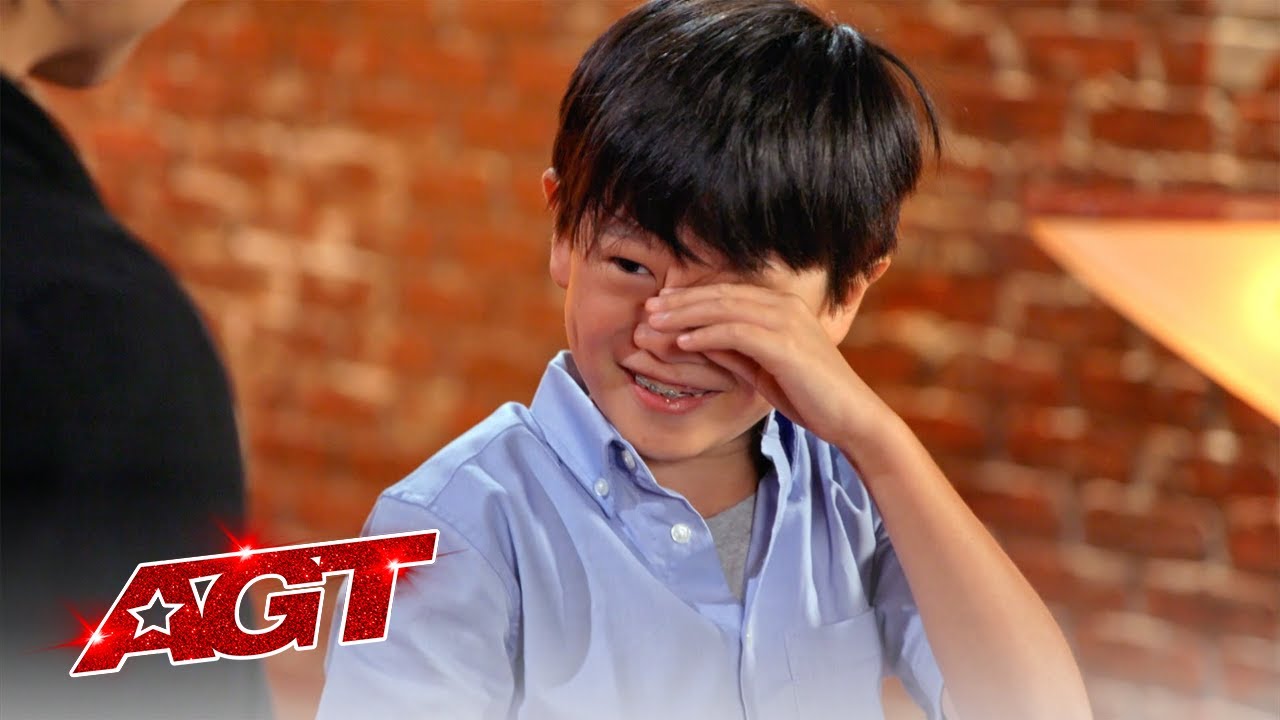 #Shorts | Shoji Gets Emotional During Shin Lim Surprise | America's Got Talent 2021 thumbnail