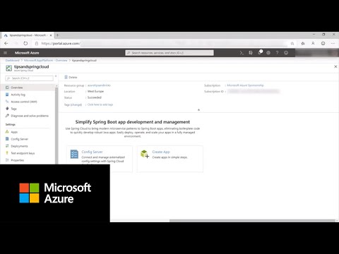 How to Use Azure Spring Cloud