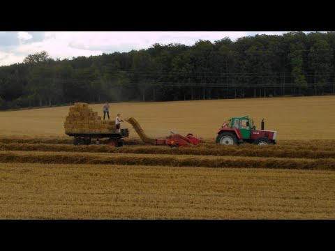 Farm Vlog #8 Strohpressen mit Schlüter 1050V , Steyr 1400a und Welger AP12