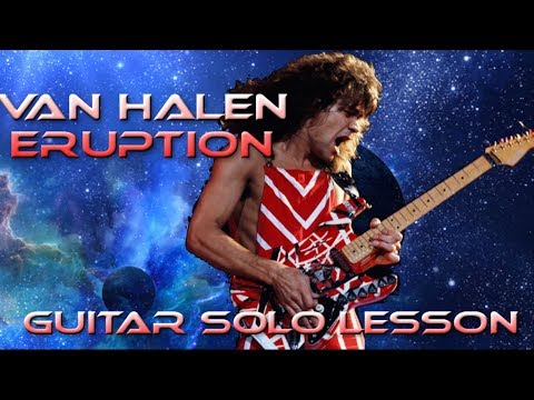 How to play 'Eruption' by Van Halen Guitar Solo Lesson w/tabs