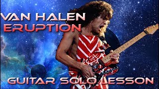 How to play 'Eruption' by Van Halen Guitar Solo Lesson w/tabs