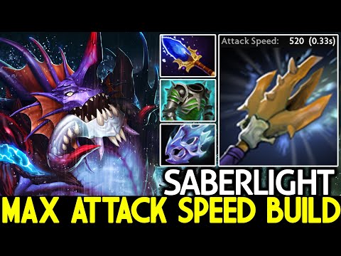 SABERLIGHT [Slardar] Max Attack Speed Build Carry Hard Game Dota 2