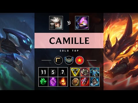Camille Top vs Kennen: Godlike - VN Challenger Patch 14.24