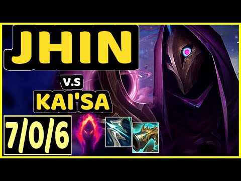 SHORTHOP (JHIN) vs KAI'SA - 7/0/6 KDA BOTTOM ADC GAMEPLAY - NA Ranked MASTER