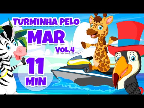 Turminha Pelo Mar Vol. 4 - Giramille 11 min | Desenho Animado Musical