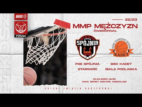 PGE Spójnia Stargard - BSK Kadet Biała Podlaska (1/4 MMP U13 Mężczyzn)