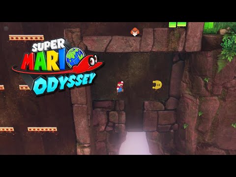 Super Mario Odyssey - Cascade Kingdom - Hidden Chasm Passage - #18/880 - 100% Walkthrough