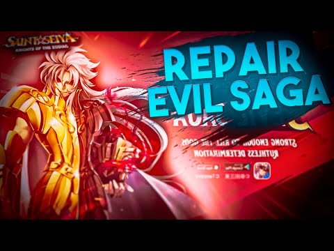 CHEGOU O REPARO DO EVIL SAGA! SERA QUE ESTÁ FORTE? - SAINT SEIYA AWAKENING