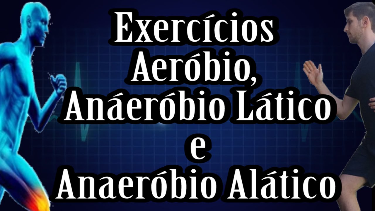 Definição de Exercícios Aerobio, Anaeróbio Lático e Anaeróbio Alático - Desenrolando a Fisiologia