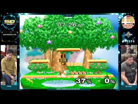 SDSU Biweekly #34 - Singles WQF: TpFox vs Dr. Light - SSBM