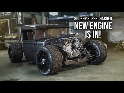 Boosted Crate Engine Installed! '31 Ford "Race Truck" Has a New Heart