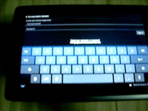 Acer Tablet A500 problem  please help
