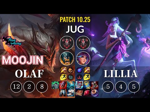RNW Moojin Olaf vs Lillia Jungle - KR Patch 10.25