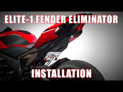 How to install Elite-1 Fender Eliminator on a 2015+ Yamaha YZF R1 by TST Industries