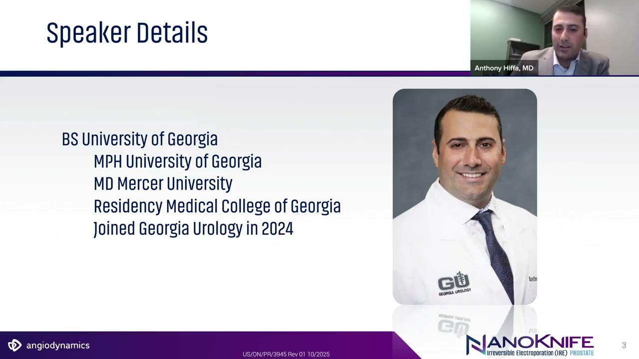 The NanoKnife System | Webinar with Dr. Anthony Hiffa