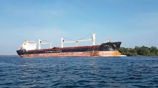 LYULIN upbound on the St. Lawrence River at Brockville Narrows, Ontario. August 10, 2025.