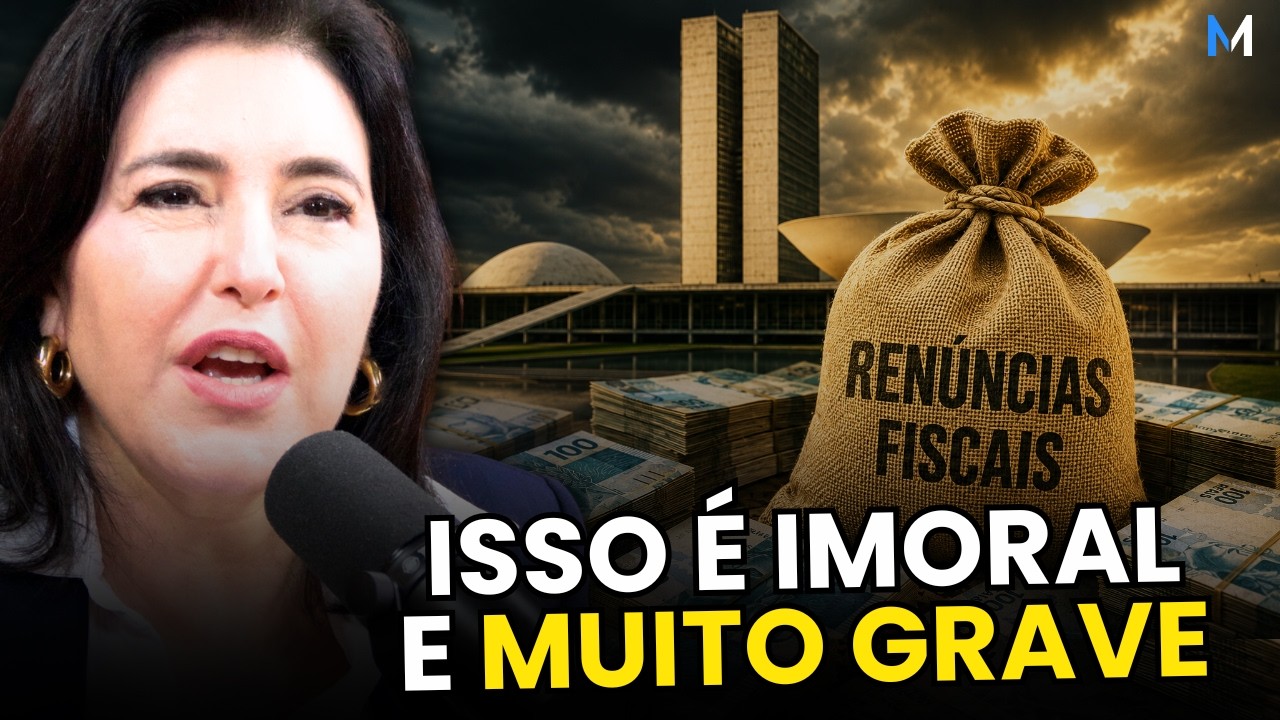 SIMONE TEBET EXPÕE O GASTO SECRETO QUE TRAVA O BRASIL