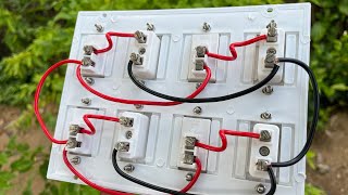 4 Individual sockets connection with separate switches ☑️ |