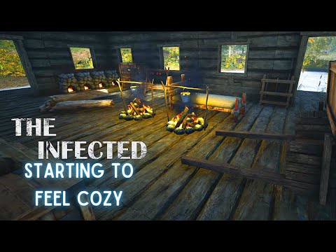 Built Some Spikes and Went Mining, Also Visited a Village. | The Infected Gameplay EP10 2023