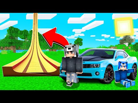 ARABAYLA EN UZUN RAMPADAN ATLADIK! 😱 - Minecraft