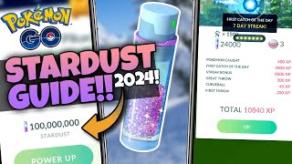 THE BEST TIPS FOR GETTING MILLIONS OF STARDUST in Pokémon GO 2024!!