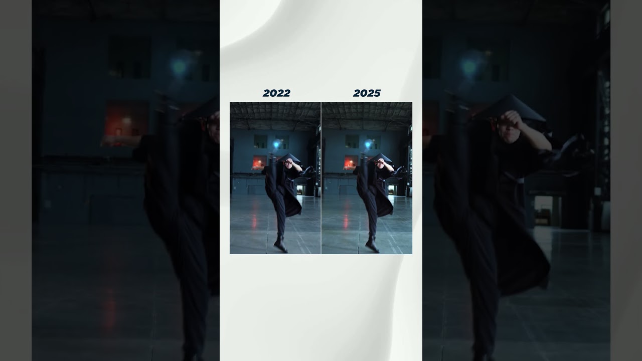AI Animation 2022 vs 2025 #ai #comfyUI #runwayml