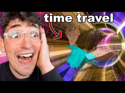 Shark - I Trapped my Friend using TIME TRAVEL Mod in Minecraft