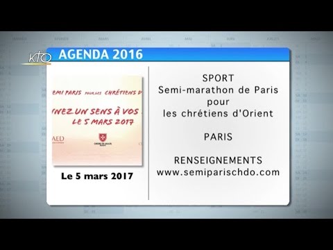 Agenda du 14 octobre 2016