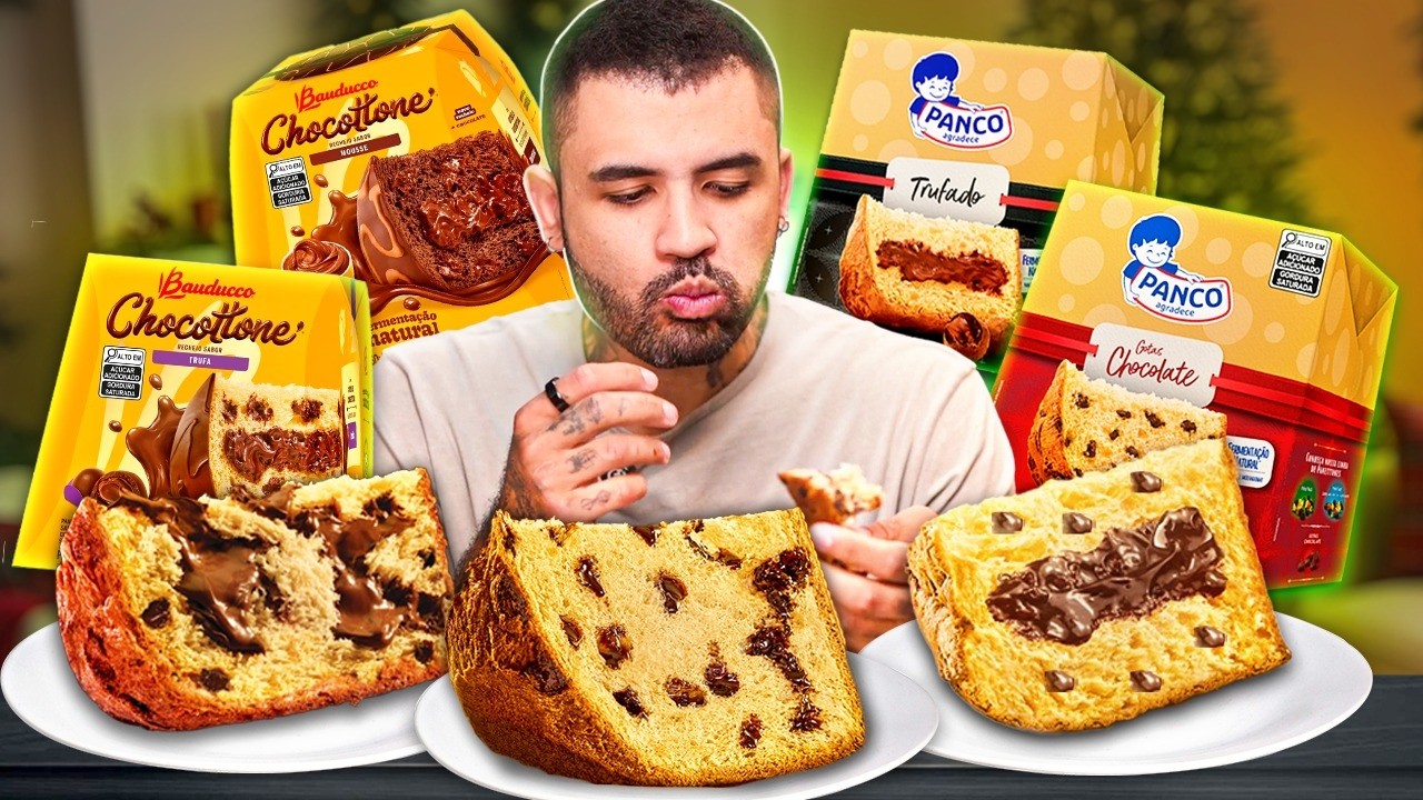 PROVEI OS CHOCOTONES MAIS POPULARES DO MERCADO!